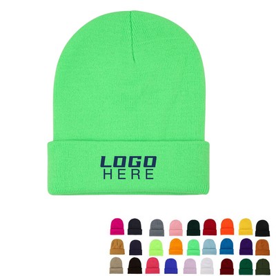 Winter Warm Knit Beanie Hat