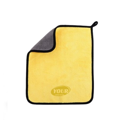 Coral Velvet Car Wash Towel