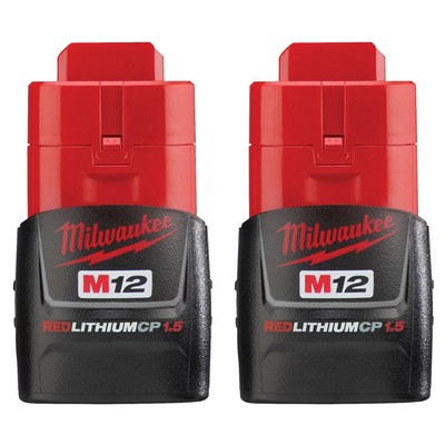 Milwaukee M12 Redlithium Battery 2-Pack