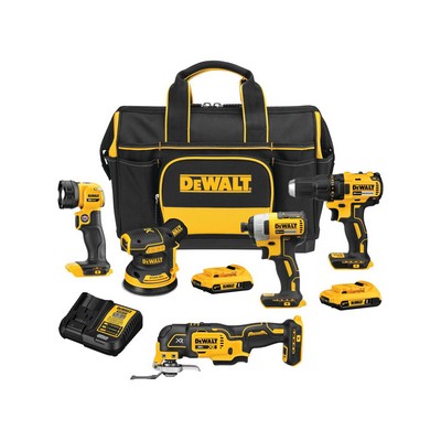 DeWalt 20V Max 5 Tool Combo Kit W/ Contractor Bag