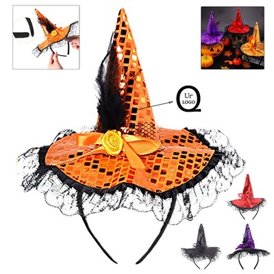 Headband Lace Wizard Hat