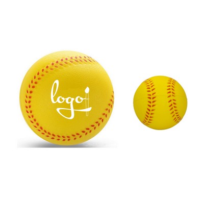 PU Stress Ball Solid Baseball