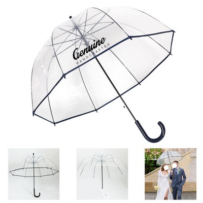 Crystal-View Clear Bubble Umbrella