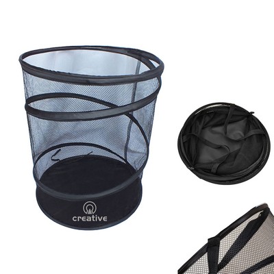 Folding Household Mesh Laundry Basket