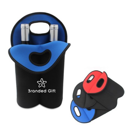 Neoprene Double Bottle Wine Holder
