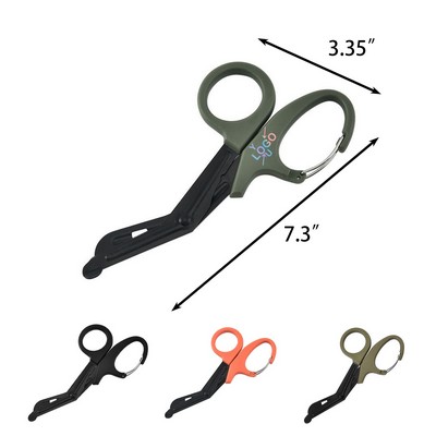 Stainless Steel Medical Scissors with Clip