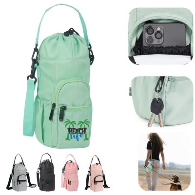 Crossbody 40oz Insulated Water Bottle Holder