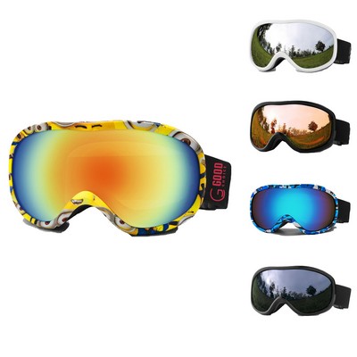 Anti-fog Wide-field Ski Goggles