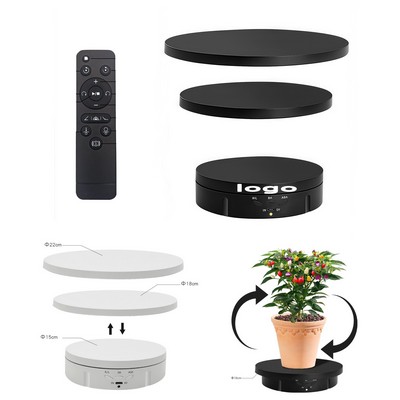 360-degree Rotating Display Stand – Battery-Free, 22 lbs Capacity