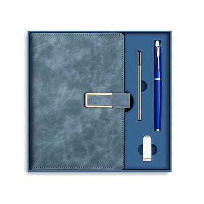 A5 Notebook Pen And USB Flash Drive Gift Box Set