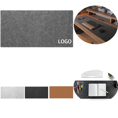 Large Felt Desk Mat Keyboard Mouse Pad