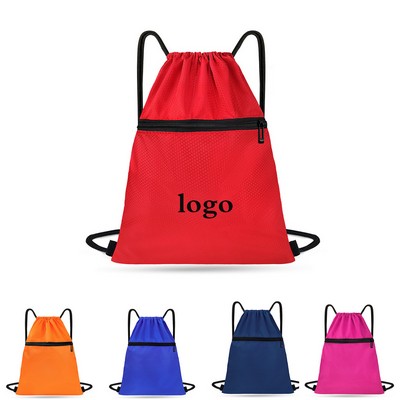 Compact Reflective Polyester Sling Backpack