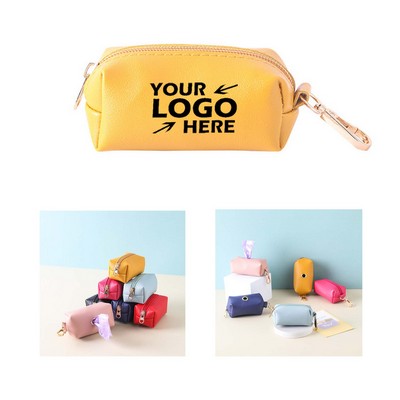 PU Portable Pet Dispenser With Zipper