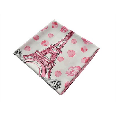 Fully Custom Satin Chiffon Scarf