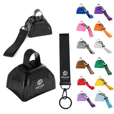 Small Cow Bell With Wrist Strap
