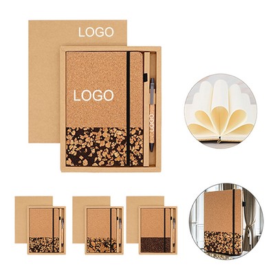 Cork Notebook Set with Gift Box
