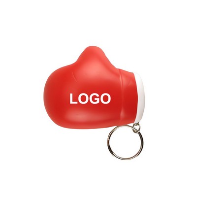 Boxing Glove Stress Reliever Key Chain