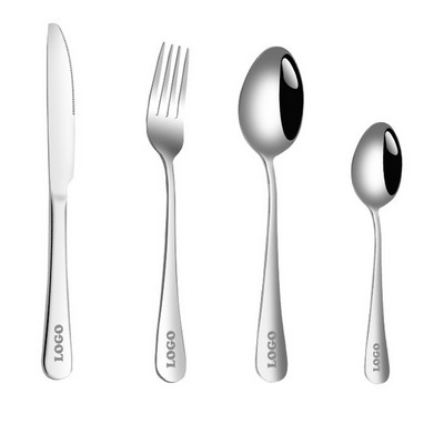 MOQ50 Stainless Steel Knife, Fork And Spoon Cutlery Set