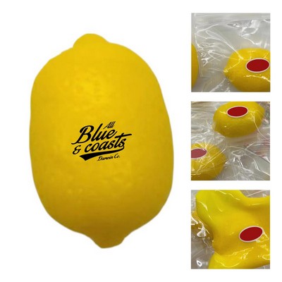 Lemon Shaped Stress Relief Squeeze Toy