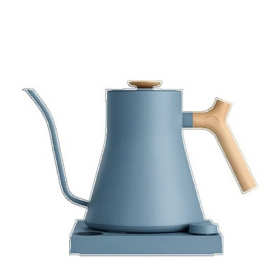 Stagg™ EKG Pro Hazy Blue Electric Kettle w/Maple Wood Accents