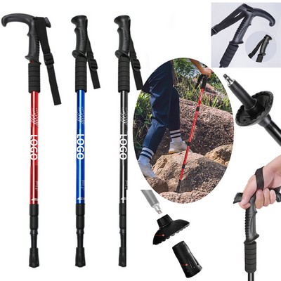 Lightweight Collapsible Trekking Poles for Hiking