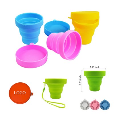 5oz Reusable Collapsible Silicone Travel Cup