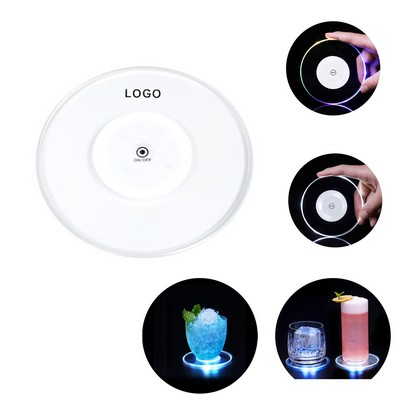 LED Illuminated Coaster for Drinks