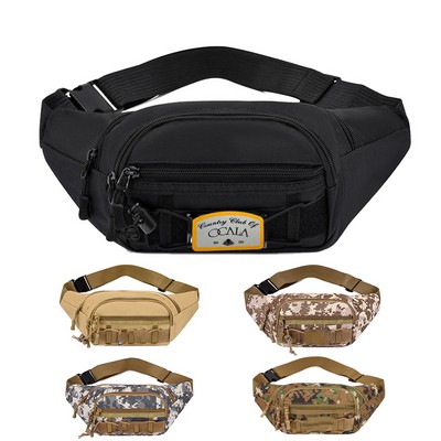 Men's Camo Tactical Cycling Waist Bag