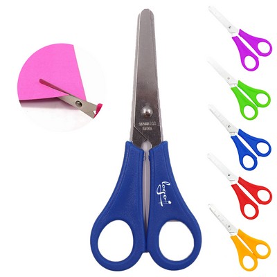 Safety Edge Scissors With Ruler Blade