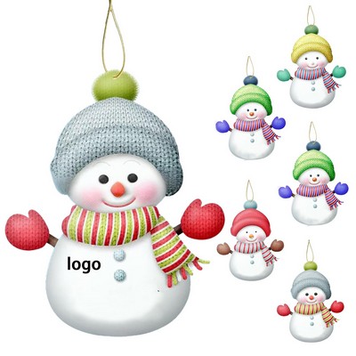 Acrylic Christmas Snowman Ornament For Tree And Home Décor