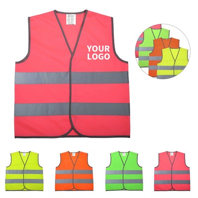 Polyester High Visibility Safety Vest For Kids