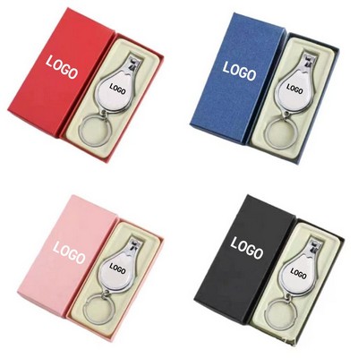 Multi Function Nail Clipper Keychain