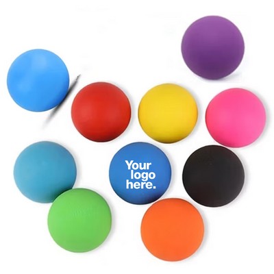 High-Density Rubber Massage Lacrosse Ball Set for Deep Tissue Therapy