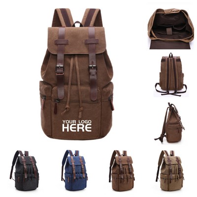Unisex Canvas Casual Backpack