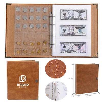 Stamp Money Collection Album Book