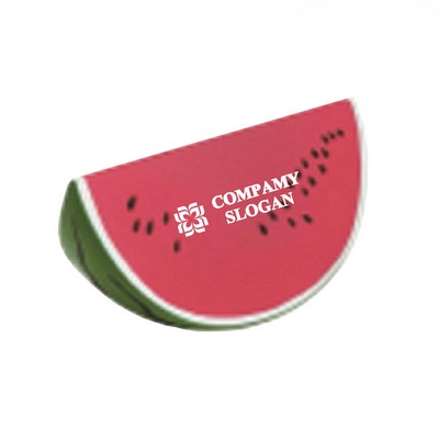 PU Custom Watermelon Slice Stress Reliever