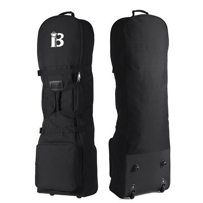 Soft Waterproof Golf Travel Bag with Wheels