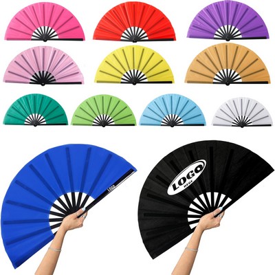 13" Silk Folding Fan