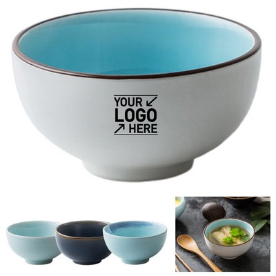Modern Ceramic Soup Bowl – Durable Kitchen Serving Bowl for Rice, Noodles, or Desserts