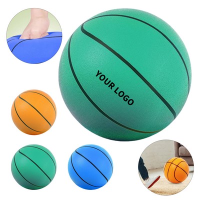 Mini Rubber Training Basketball Seven Inch Diameter