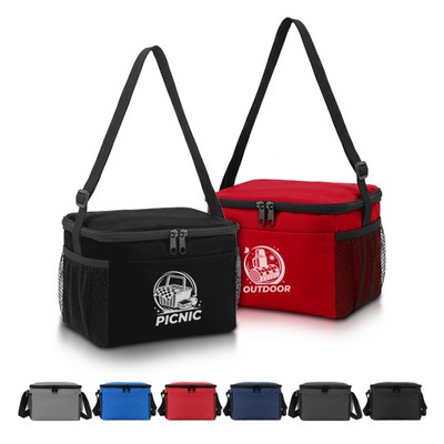 Premium Oxford 6-Can Insulated Cooler Bag