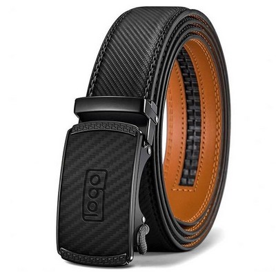 Mens Adjustable Genuine Leather Belt