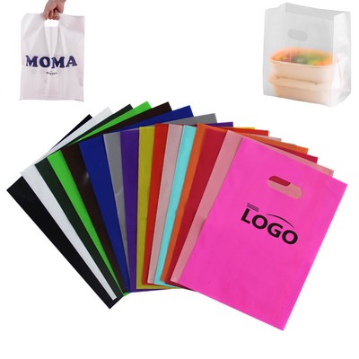 Disposable transparent plastic bag