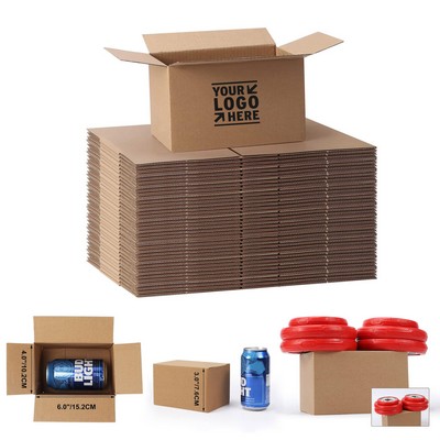 Bulk 6x4x3 Business Corrugated Cardboard Mailing Shipping Packaging Box