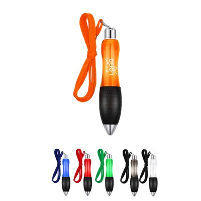 Chunky Ballpoint Pens with Lanyard