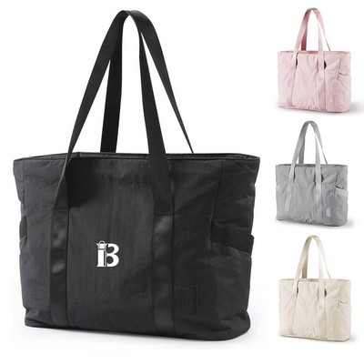 Large Capacity Tote Bag w/ Compartments