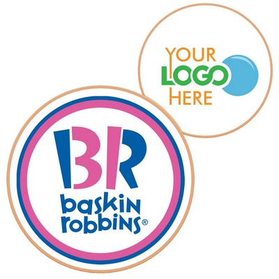 3.5" Round Logo Sugar Cookie