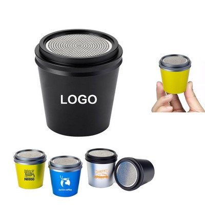 Portable Rechargeable Metal Wireless Bluetooth Mini Speaker with Lanyard