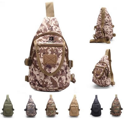 Military Style Tactical Sling Backpack Chest Bag