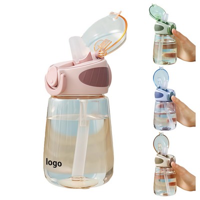400ml Tritan Kids Water Bottle with Leak-Proof Straw